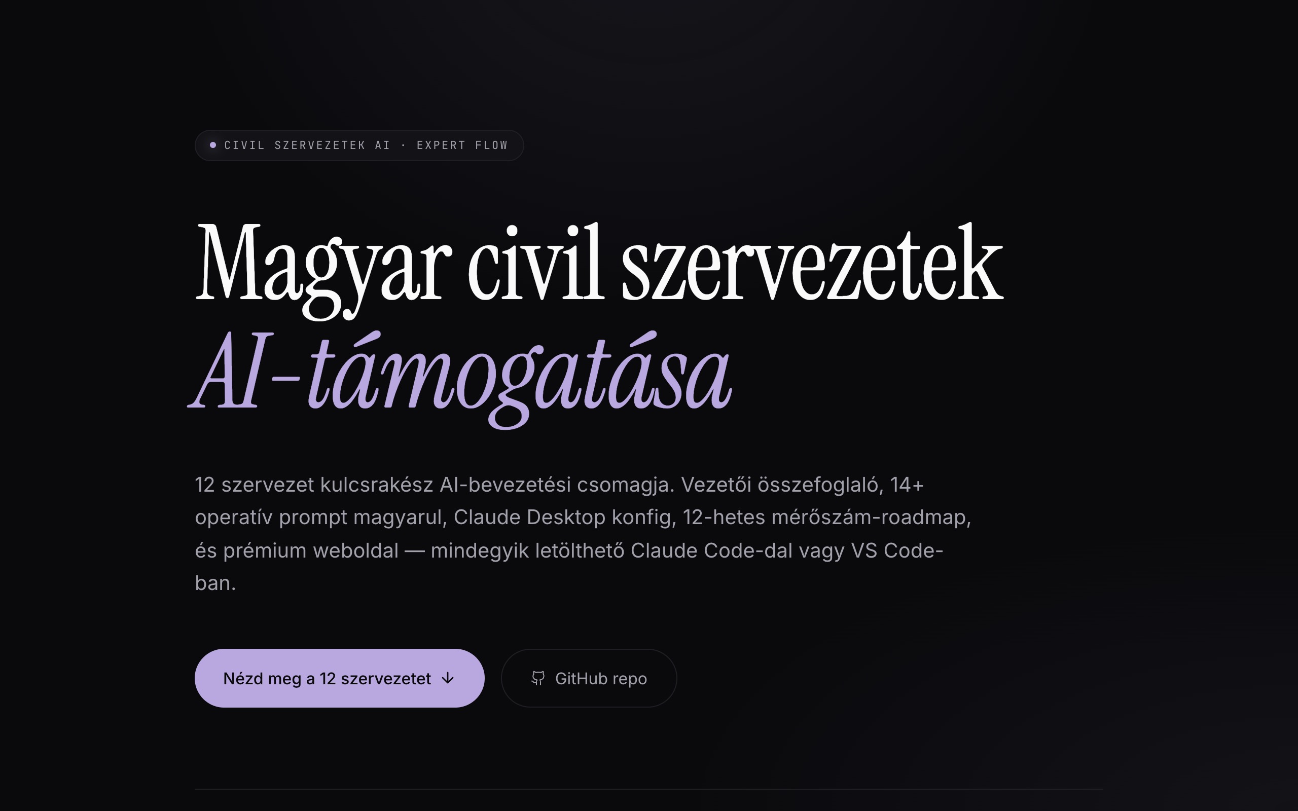 Civil szervezetek AI